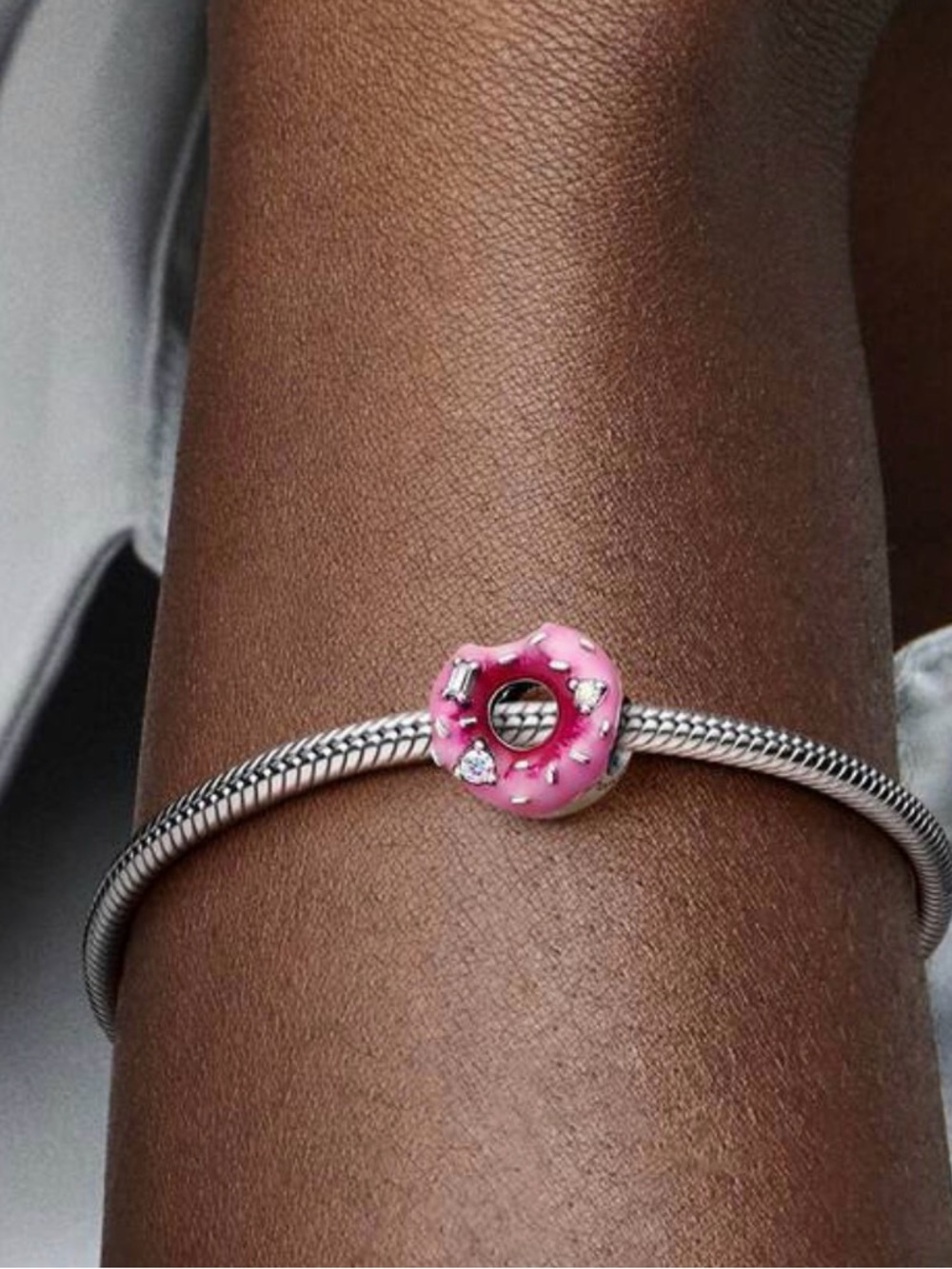 Pandora  Sparkling Sprinkled Donut Charm - Picture 3 of 9